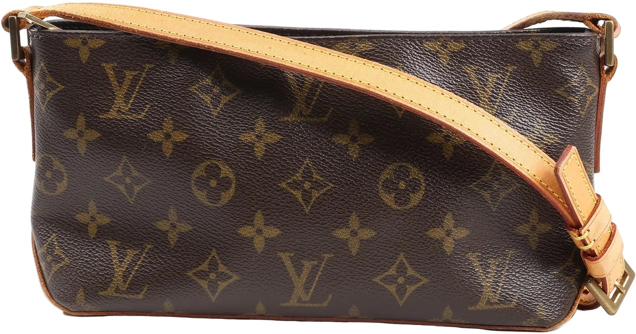 Louis Vuitton Louis Vuitton Monogram Canvas Trotteur Shoulder Bag in Brown M51240 Bruin