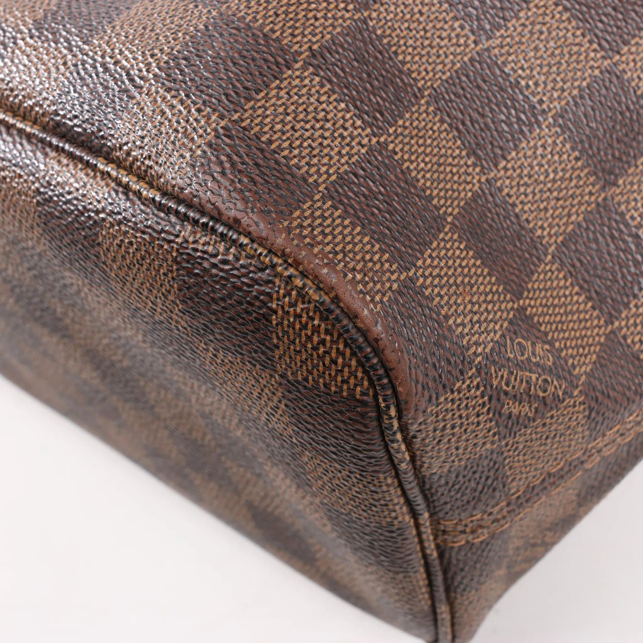 Louis Vuitton Louis Vuitton Damier Ebene Neverfull PM Shoulder Bag in Brown N51109 Bruin