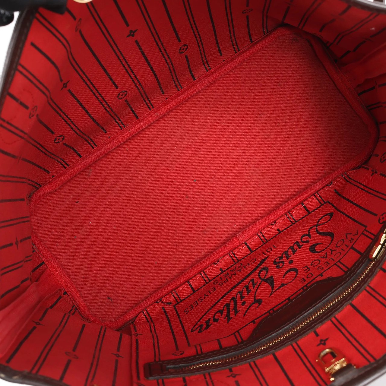 Louis Vuitton Louis Vuitton Damier Ebene Neverfull PM Shoulder Bag in Brown N51109 Bruin