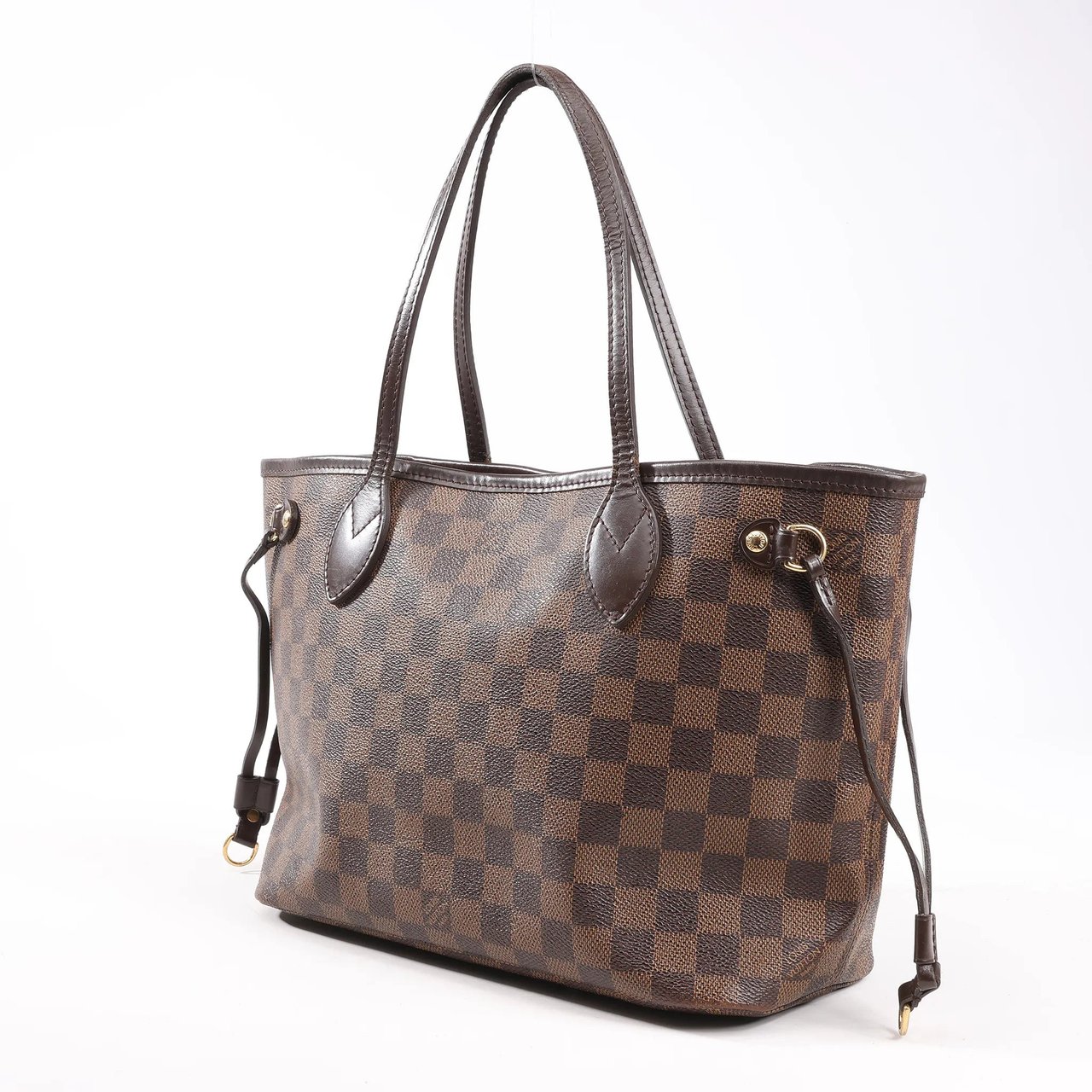 Louis Vuitton Louis Vuitton Damier Ebene Neverfull PM Shoulder Bag in Brown N51109 Bruin