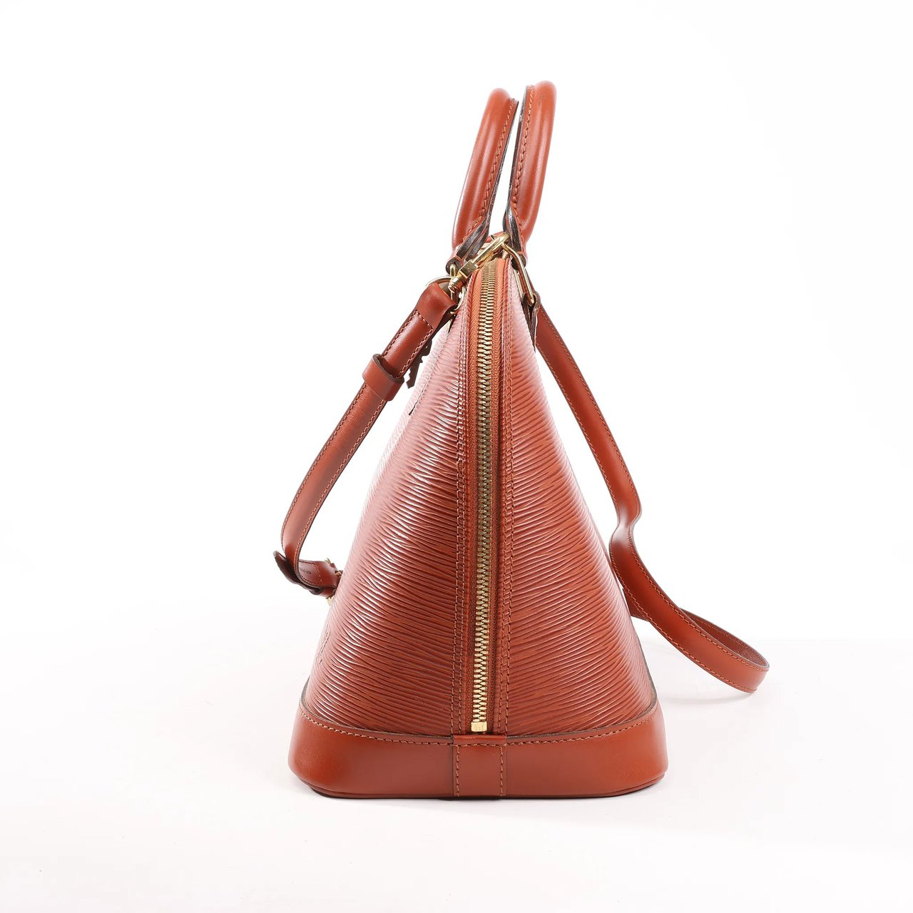 Louis Vuitton Louis Vuitton Epi Leather Alma PM 2Way Handbag in Brown M52143 Bruin