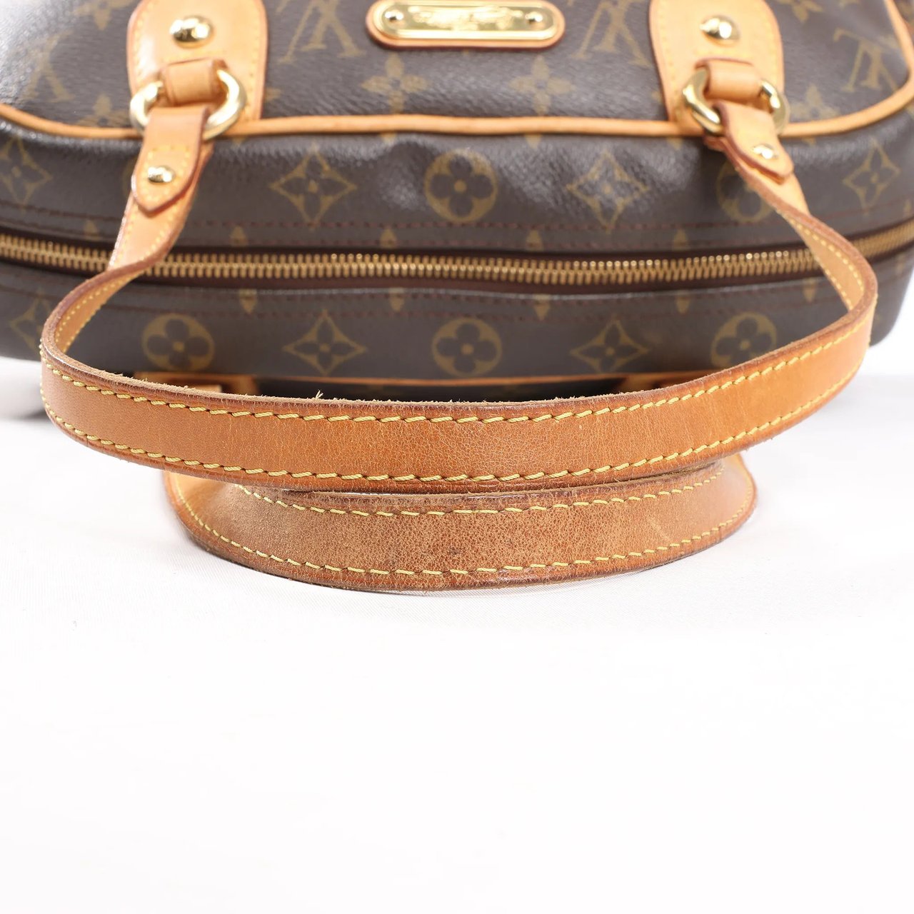 Louis Vuitton Louis Vuitton Monogram Canvas Montorgueil PM Shoulder Bag in Brown M95565 Bruin