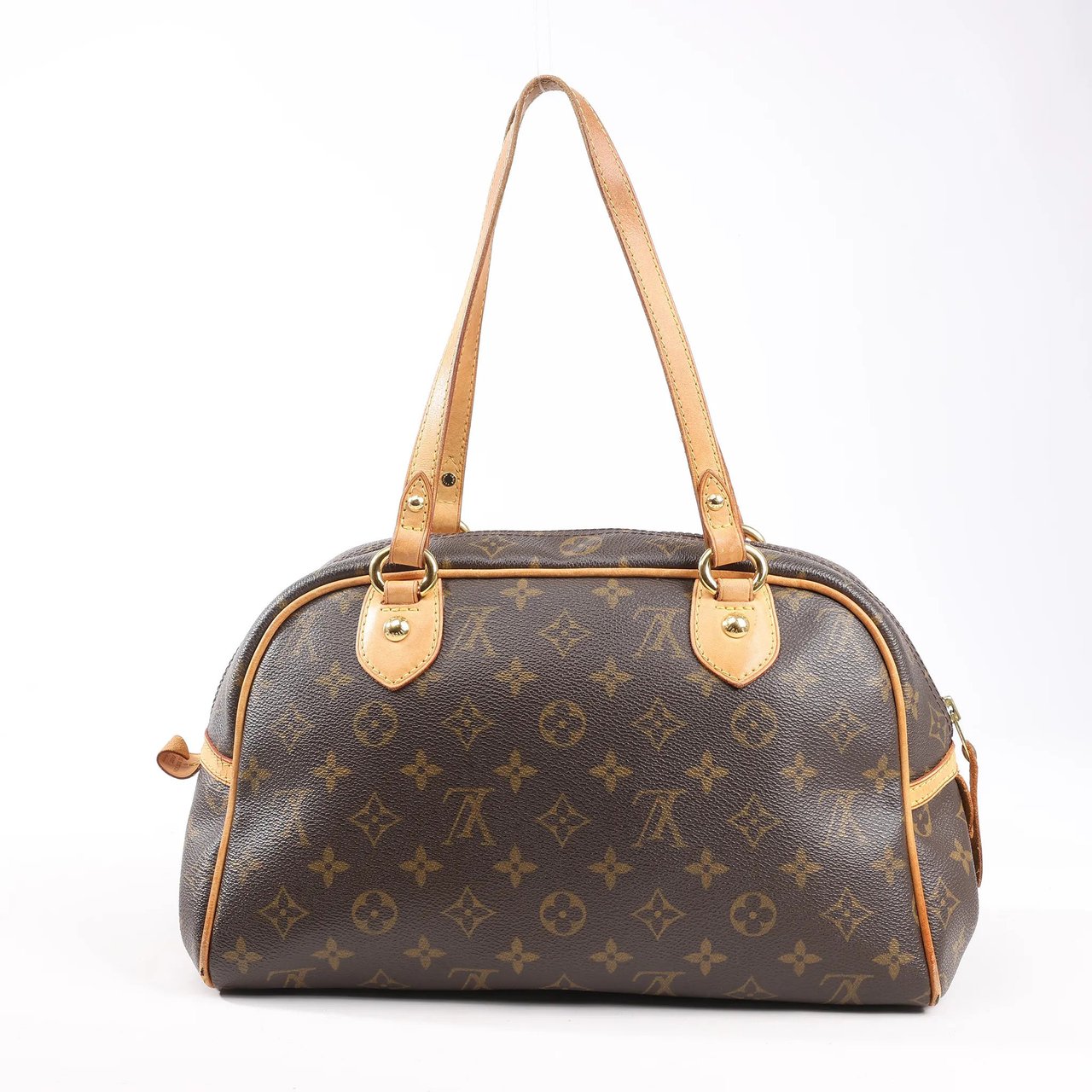Louis Vuitton Louis Vuitton Monogram Canvas Montorgueil PM Shoulder Bag in Brown M95565 Bruin