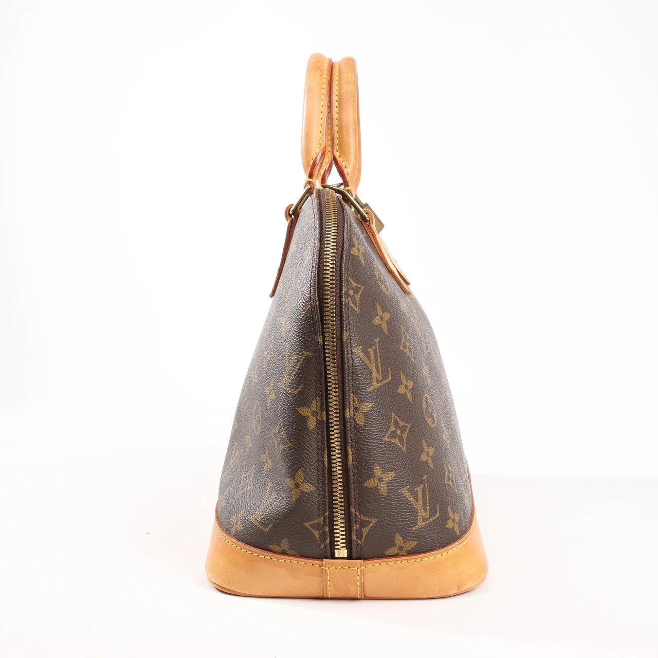 Louis Vuitton Louis Vuitton Monogram Canvas Alma PM Handbag in Brown M51130 Bruin