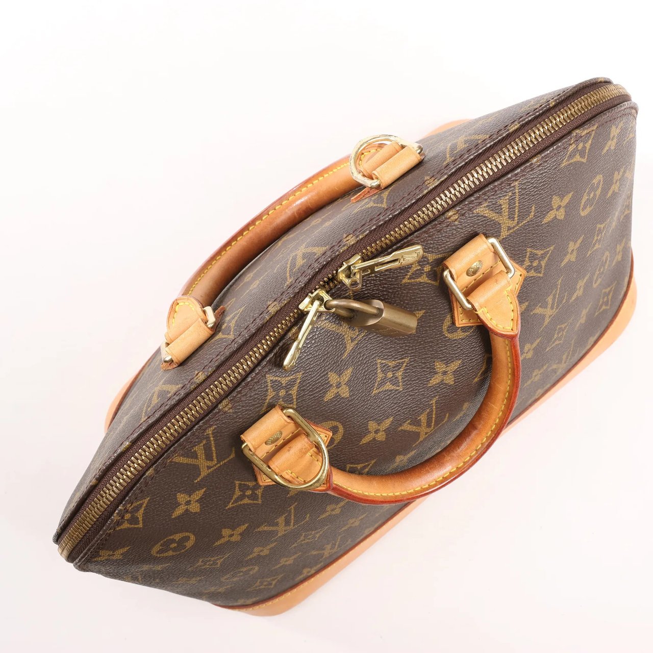 Louis Vuitton Louis Vuitton Monogram Canvas Alma PM Handbag in Brown M51130 Bruin