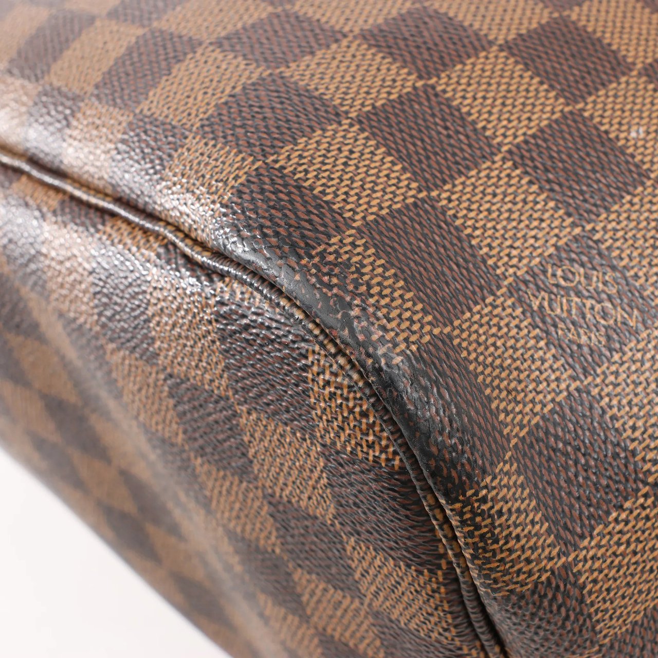 Louis Vuitton Louis Vuitton Damier Ebene Neverfull MM Shoulder Bag in Brown N51105 Bruin