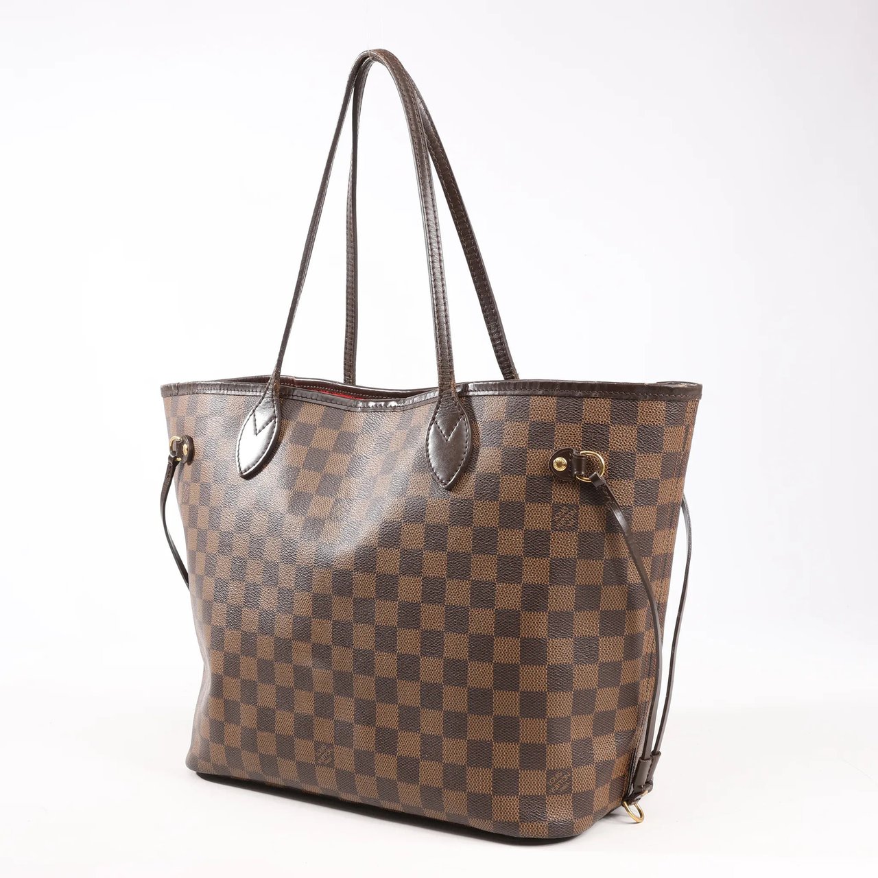Louis Vuitton Louis Vuitton Damier Ebene Neverfull MM Shoulder Bag in Brown N51105 Bruin