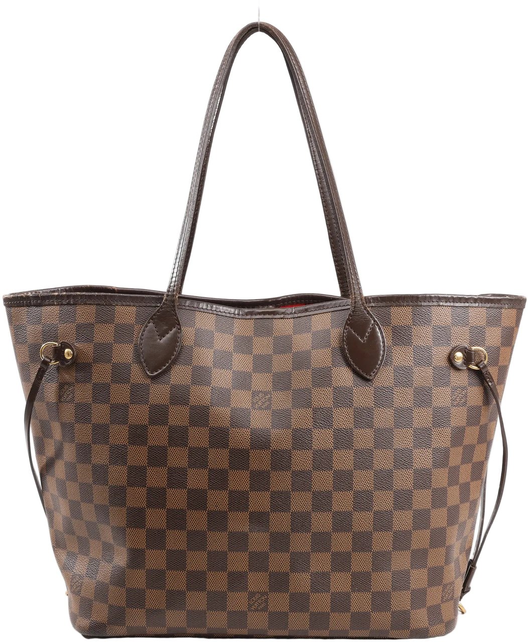 Louis Vuitton Louis Vuitton Damier Ebene Neverfull MM Shoulder Bag in Brown N51105 Bruin
