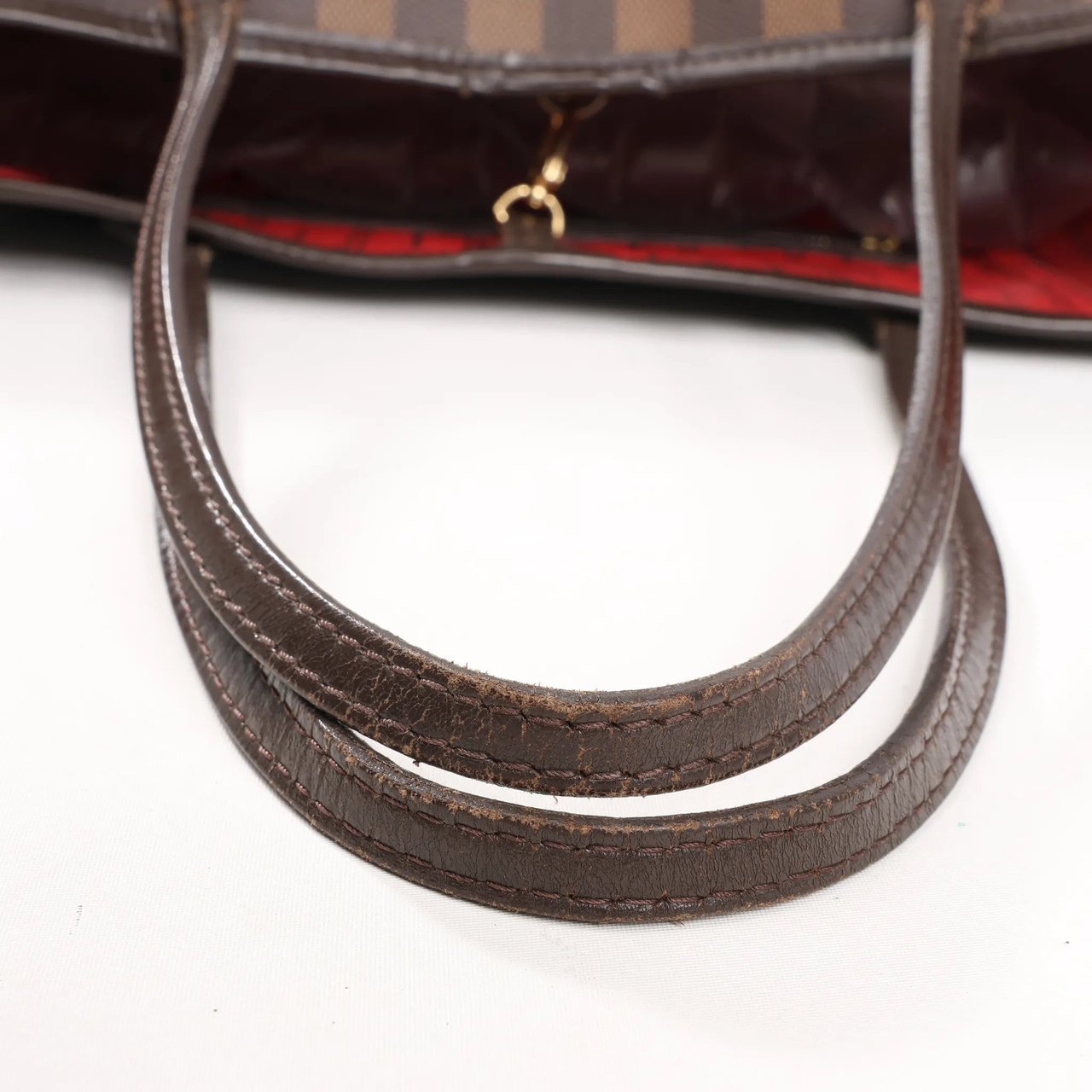 Louis Vuitton Louis Vuitton Damier Ebene Neverfull MM Shoulder Bag in Brown N51105 Bruin