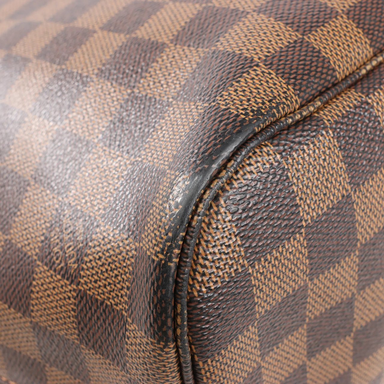 Louis Vuitton Louis Vuitton Damier Ebene Neverfull MM Shoulder Bag in Brown N51105 Bruin