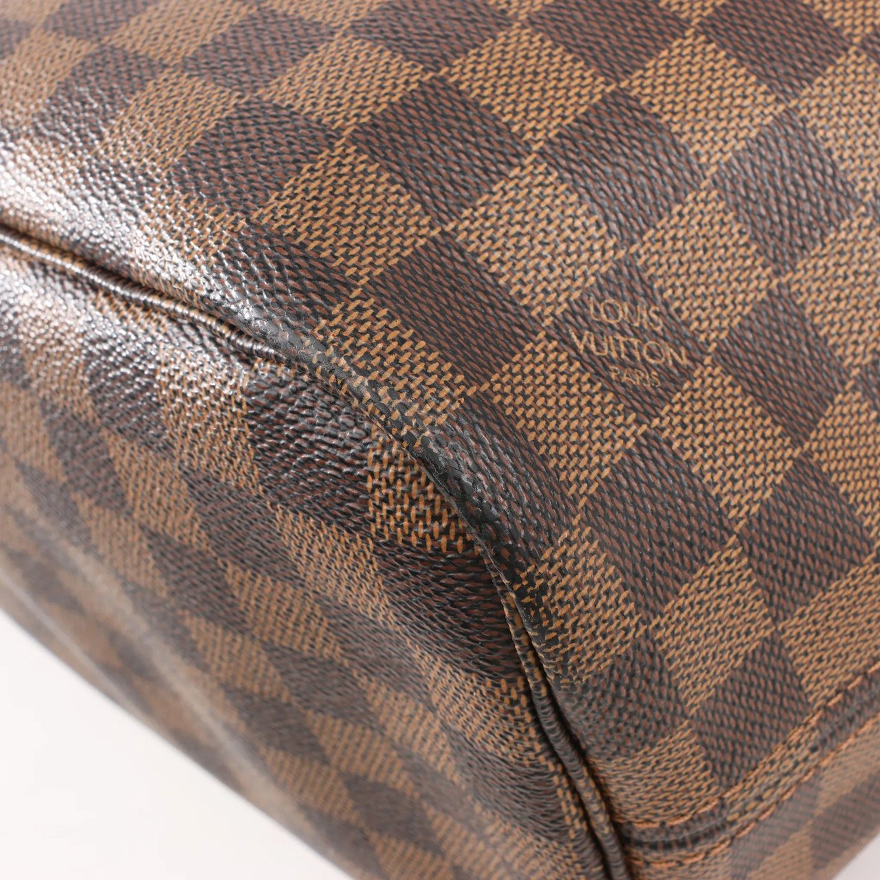 Louis Vuitton Louis Vuitton Damier Ebene Neverfull MM Shoulder Bag in Brown N51105 Bruin