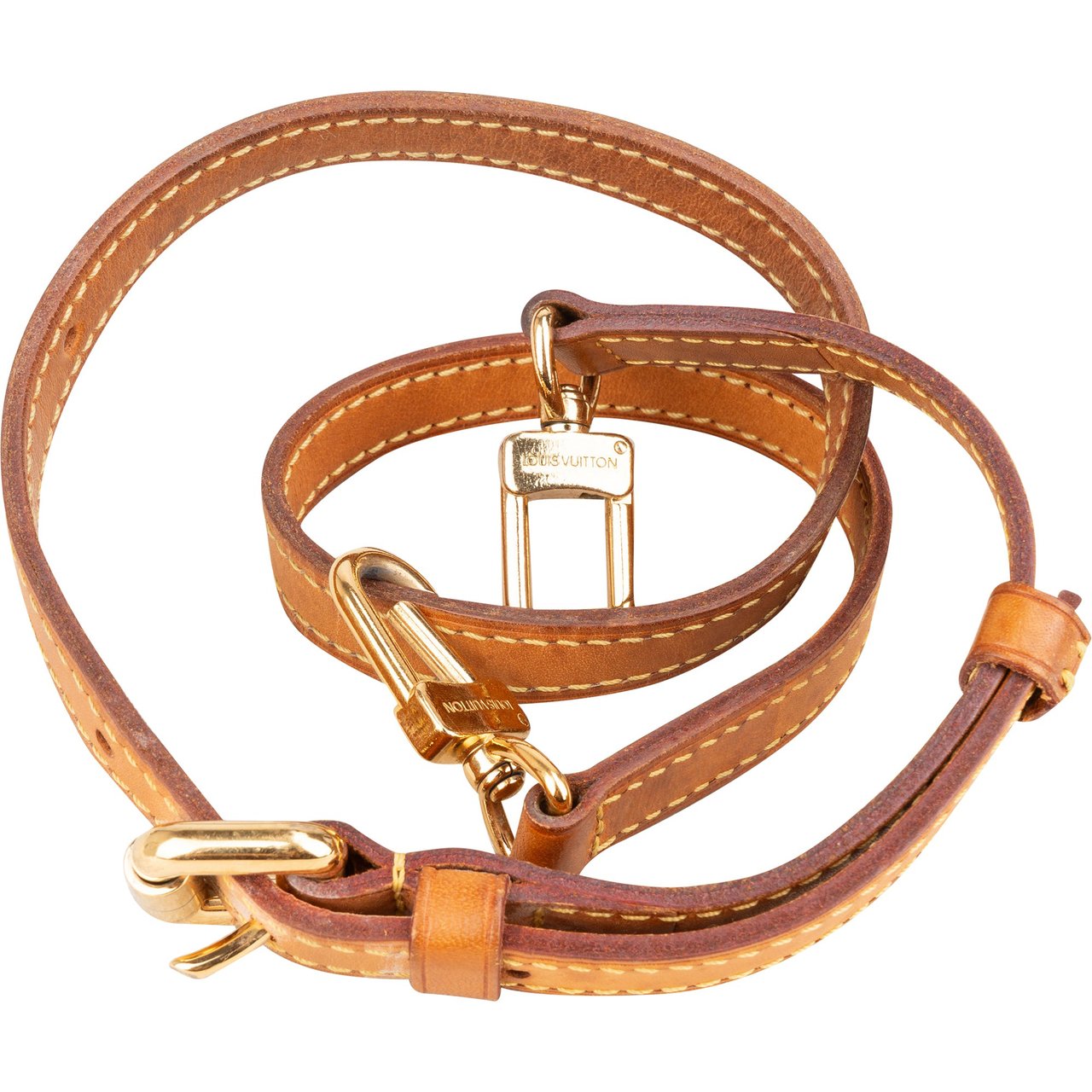 Louis Vuitton Louis Vuitton Vachetta Leather Adjustable Bags Strap Bruin