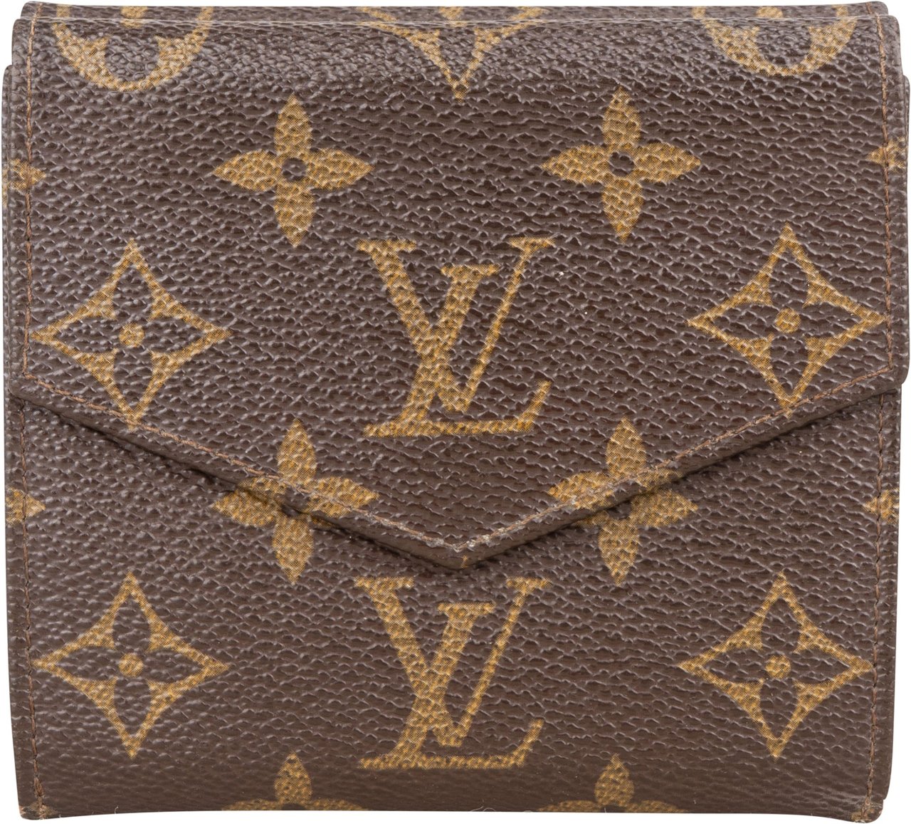 Louis Vuitton Canvas Monogram Elise Wallet Bruin