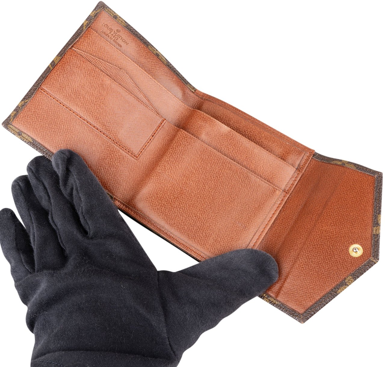 Louis Vuitton Louis Vuitton Canvas Monogram Elise Wallet Bruin