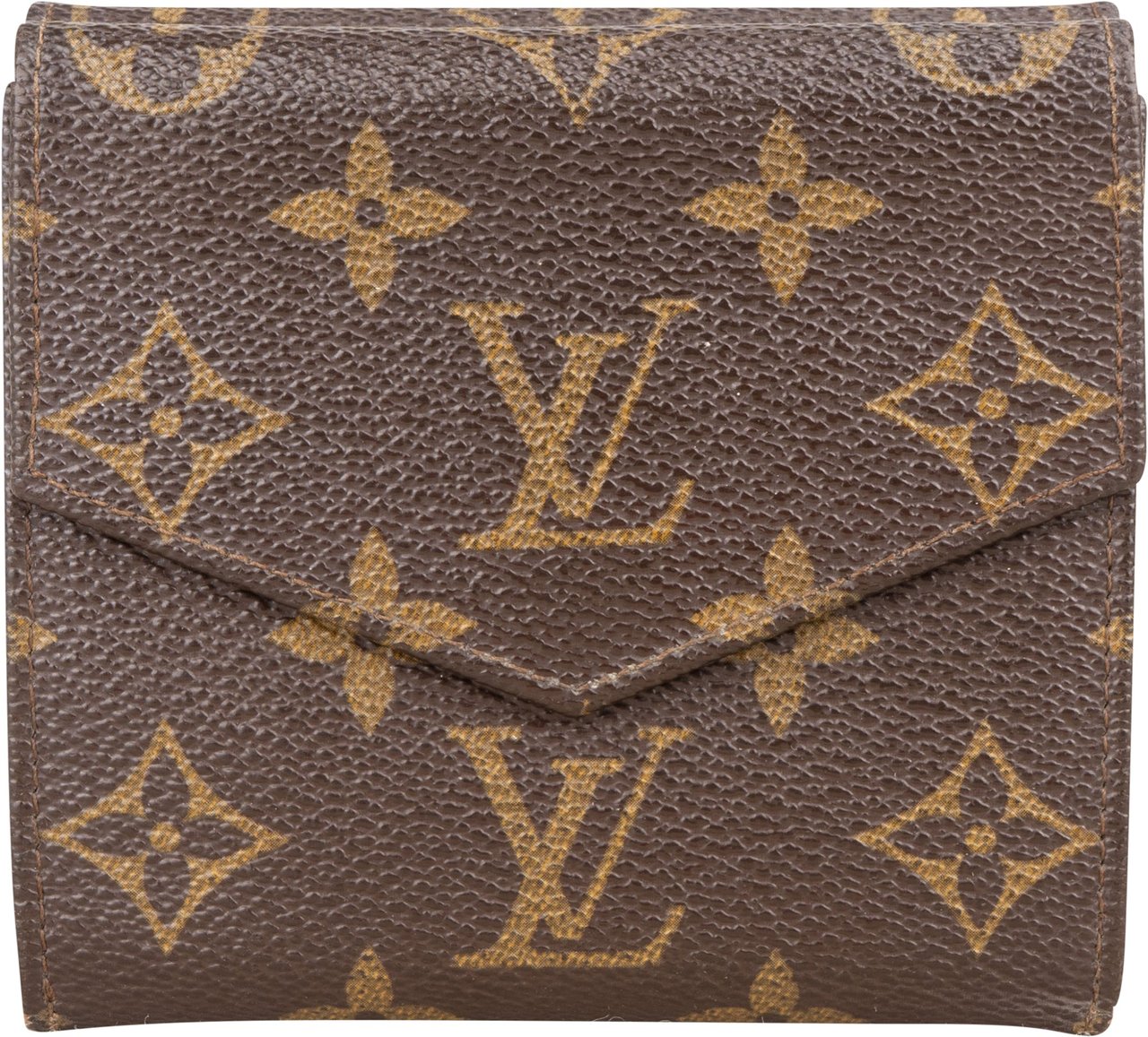 Louis Vuitton Louis Vuitton Canvas Monogram Elise Wallet Bruin