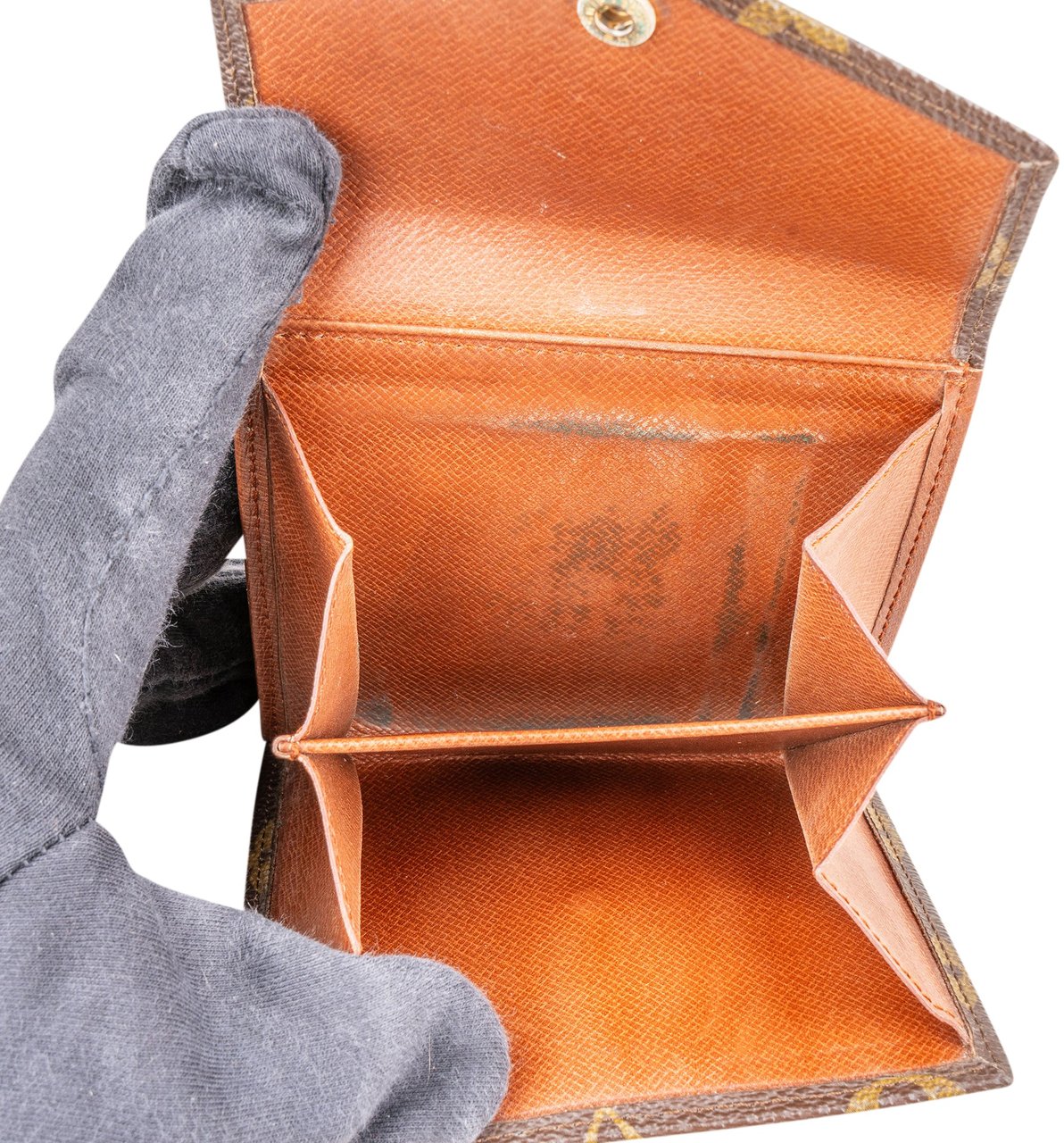 Louis Vuitton Louis Vuitton Canvas Monogram Elise Wallet Bruin