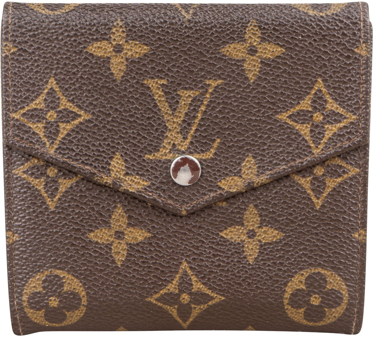 Louis Vuitton Canvas Monogram Elise Wallet Bruin