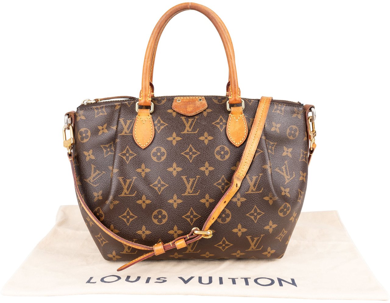 Louis Vuitton Louis Vuitton Canvas Monogram Turenne PM Handbag Bruin