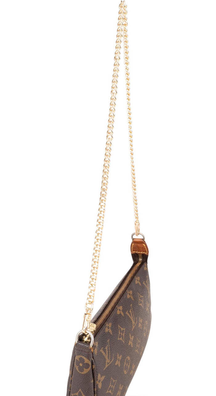 Louis Vuitton Louis Vuitton Canvas Monogram Pochette Accessoire Shoulder Bag Bruin