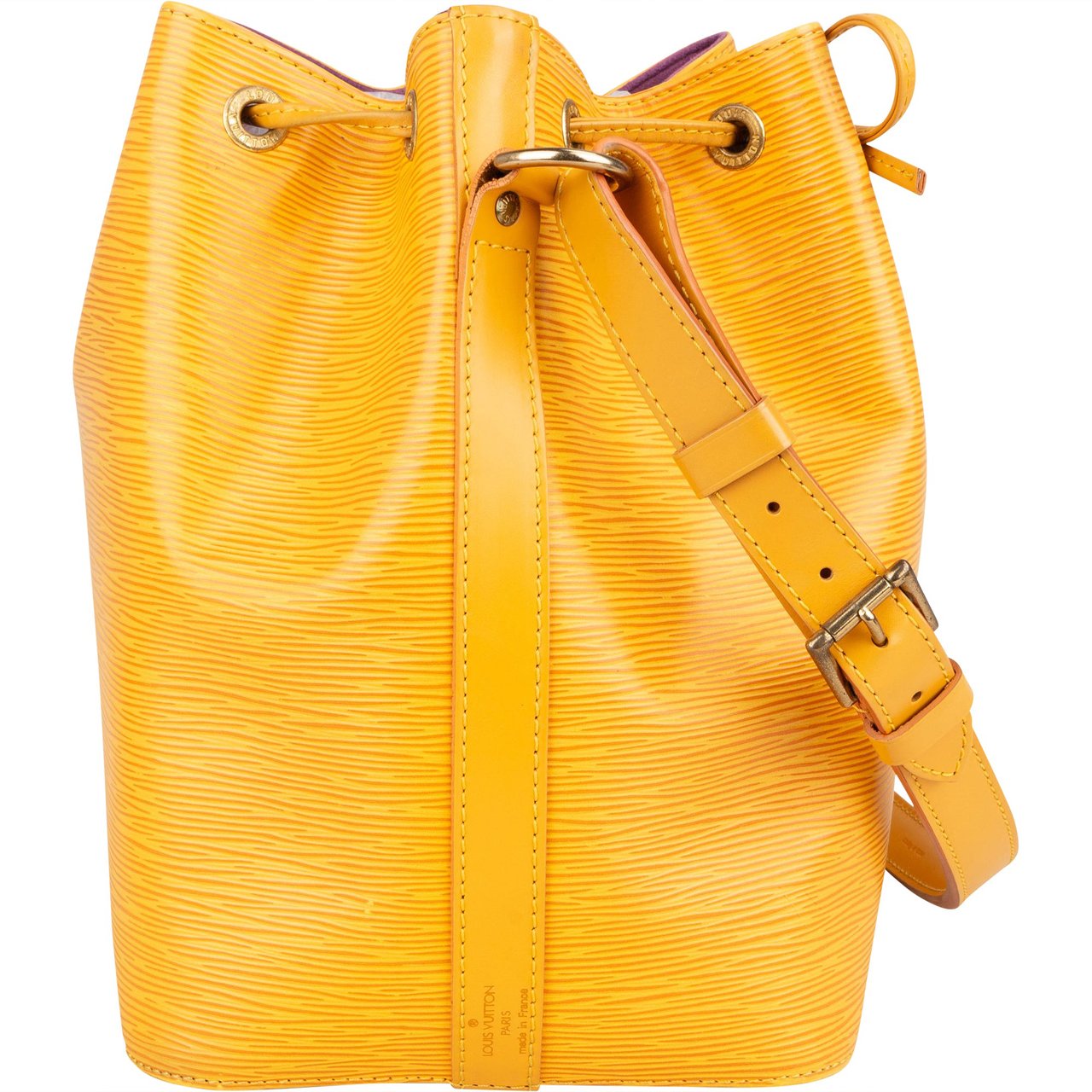 Louis Vuitton Louis Vuitton Jaune Epi Leather Sac Noe Petit Shoulder Bag Geel