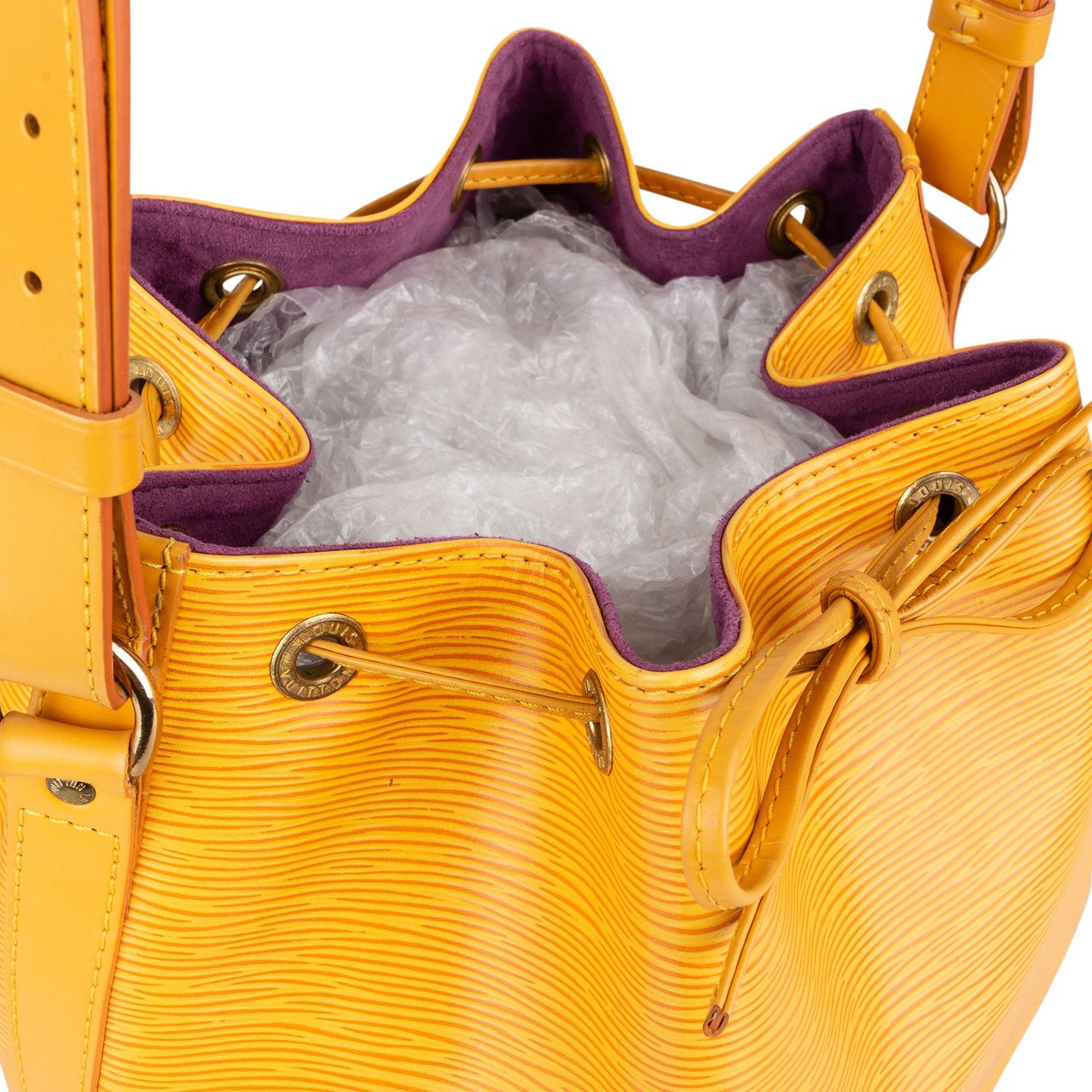 Louis Vuitton Louis Vuitton Jaune Epi Leather Sac Noe Petit Shoulder Bag Geel