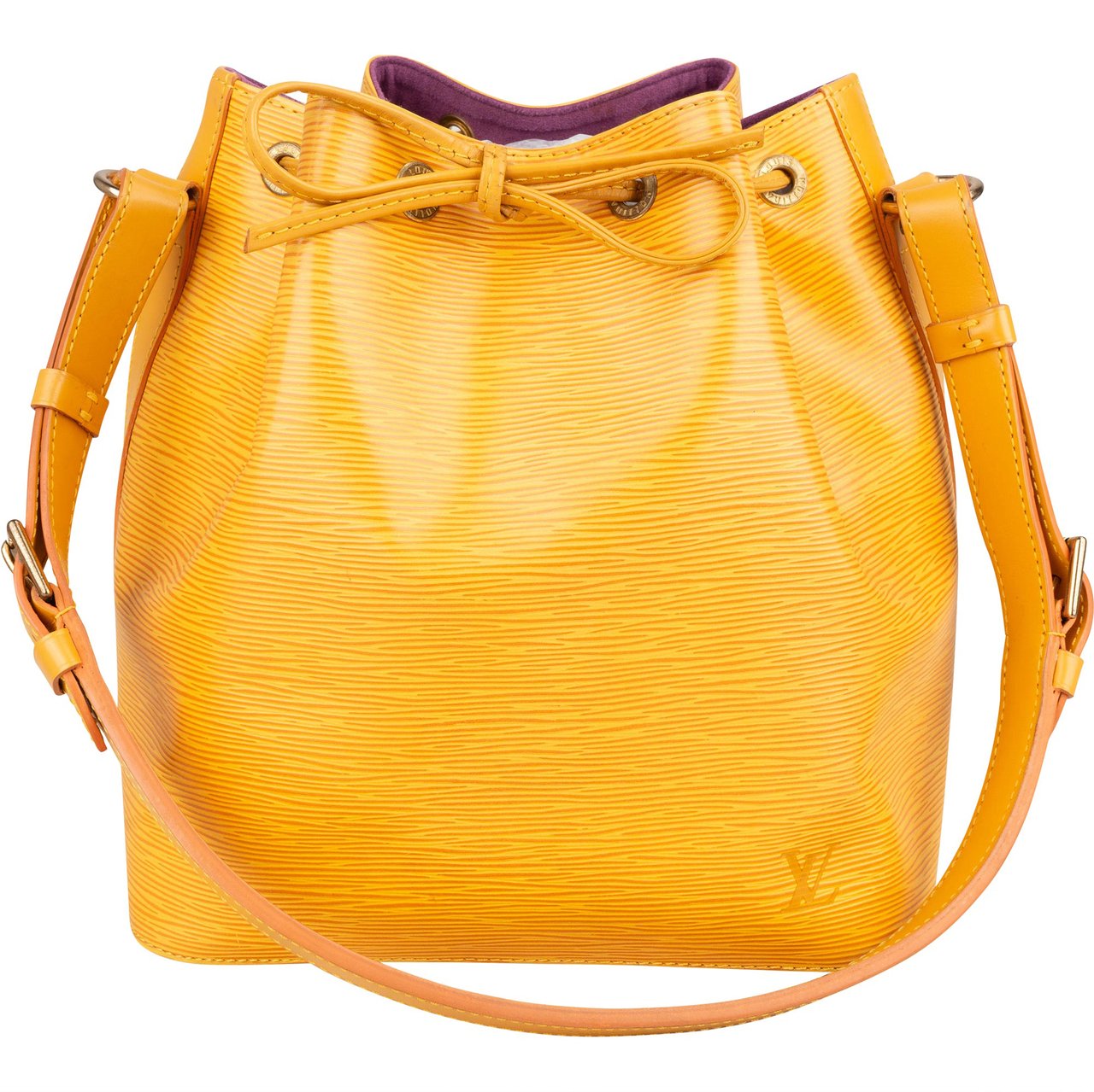 Louis Vuitton Louis Vuitton Jaune Epi Leather Sac Noe Petit Shoulder Bag Geel