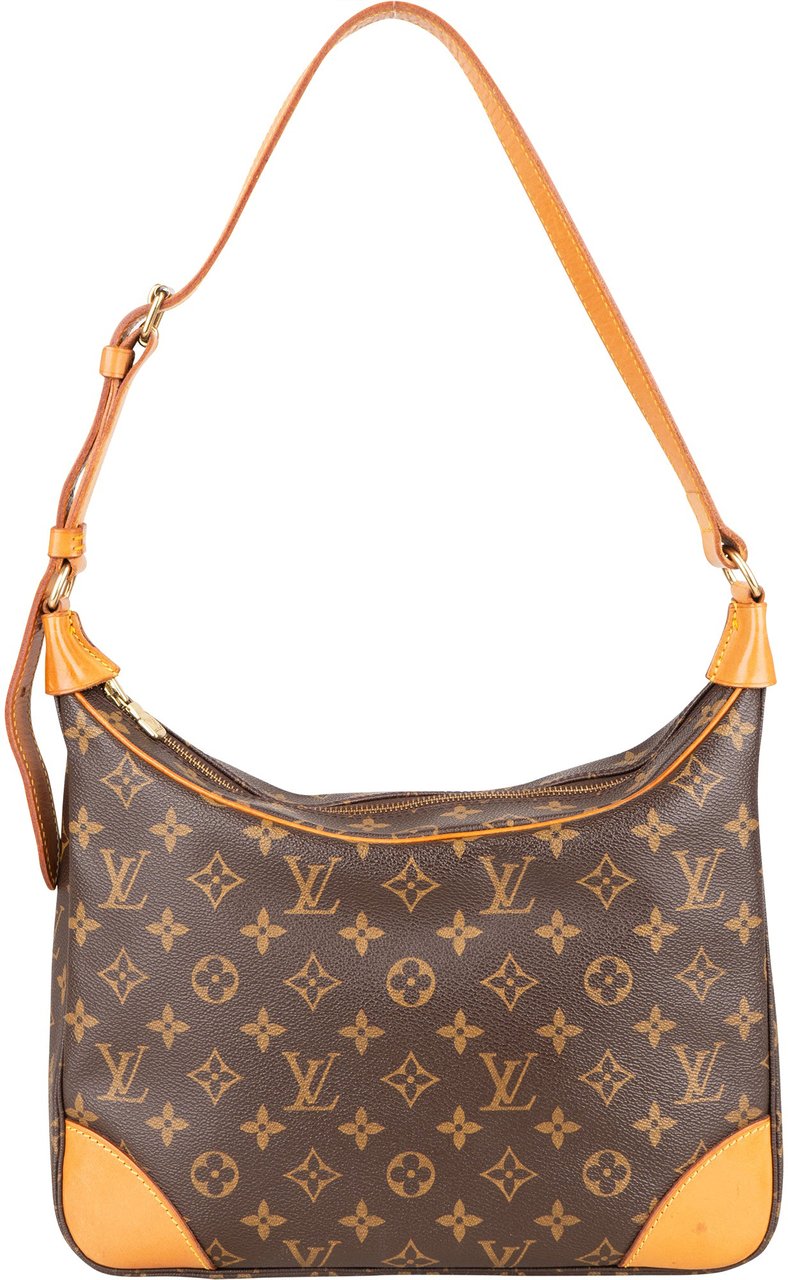 Louis Vuitton Louis Vuitton Canvas Monogram Boulogne Crossbody Bag Bruin