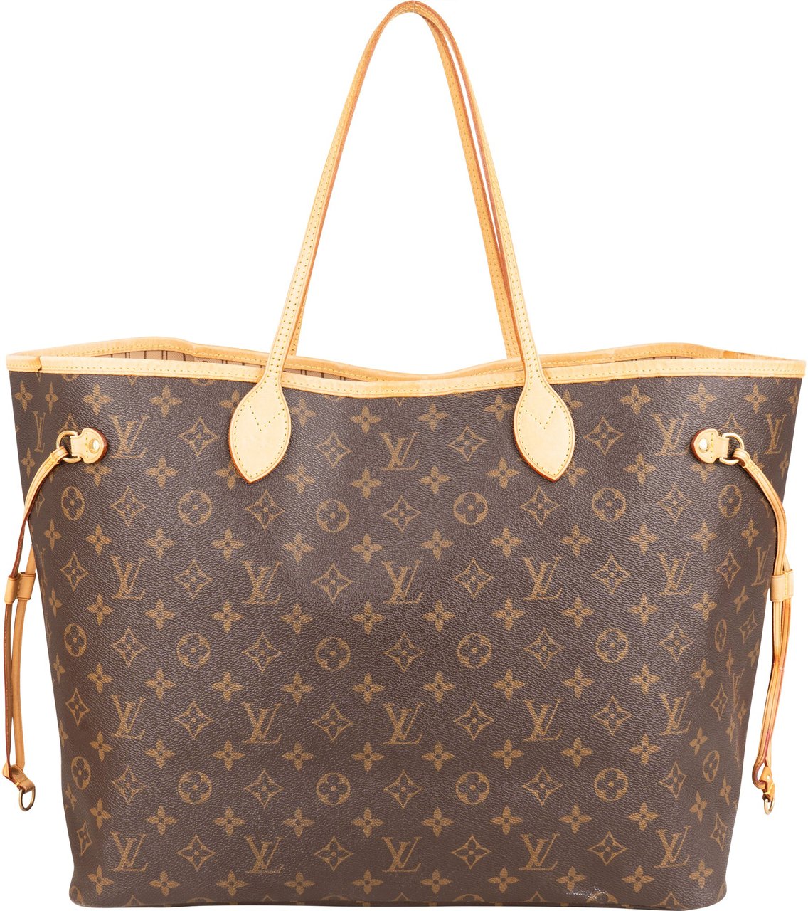 Louis Vuitton Louis Vuitton Canvas Monogram Neverfull GM Shopper Handbag Bruin
