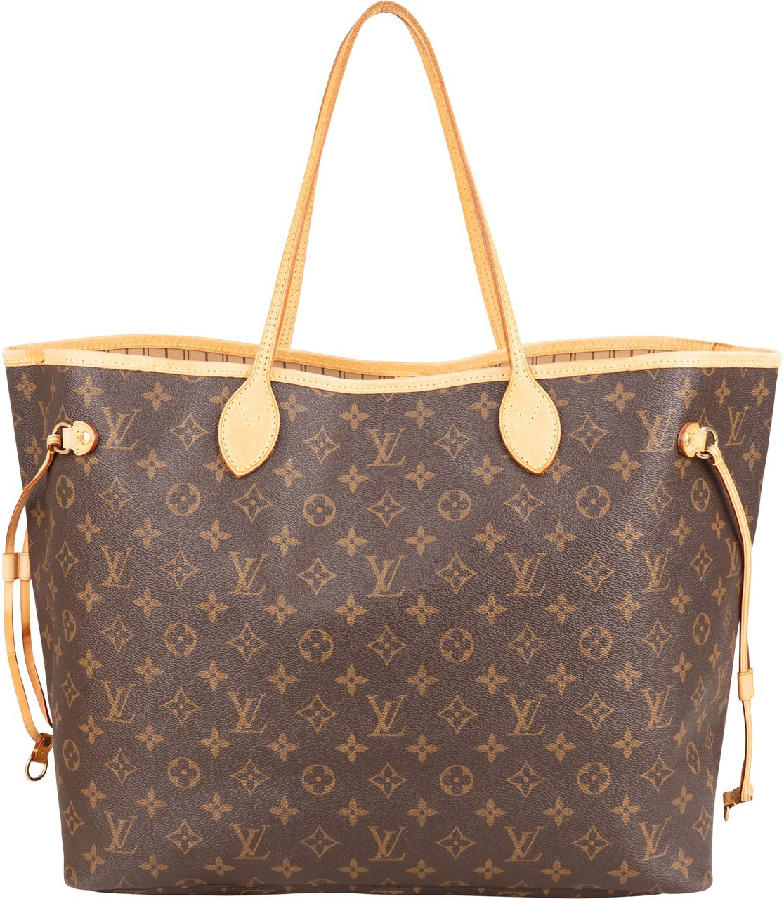 Louis Vuitton Louis Vuitton Canvas Monogram Neverfull GM Shopper Handbag Bruin