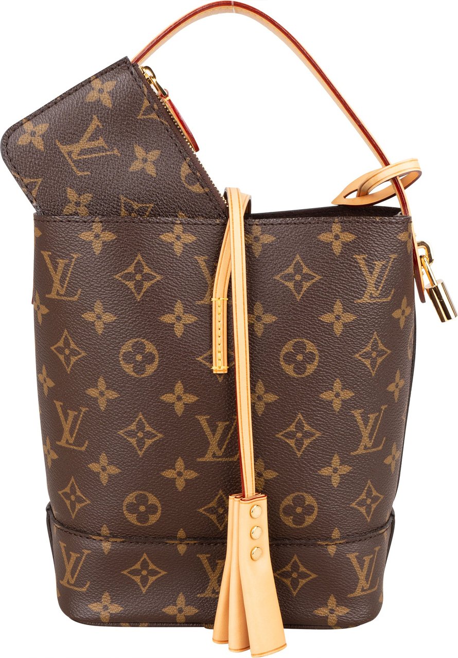 Louis Vuitton Louis Vuitton Canvas Monogram Idole PM Bucket Handbag Bruin