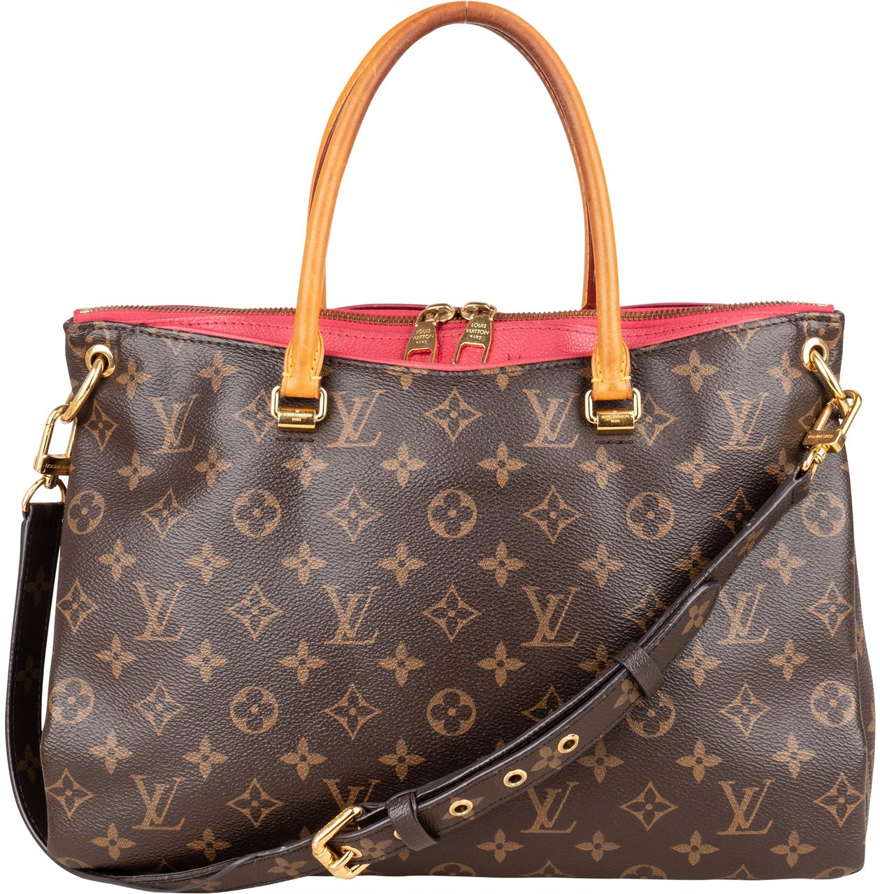 Louis Vuitton Louis Vuitton Canvas Monogram Pallas MM Handbag Divers