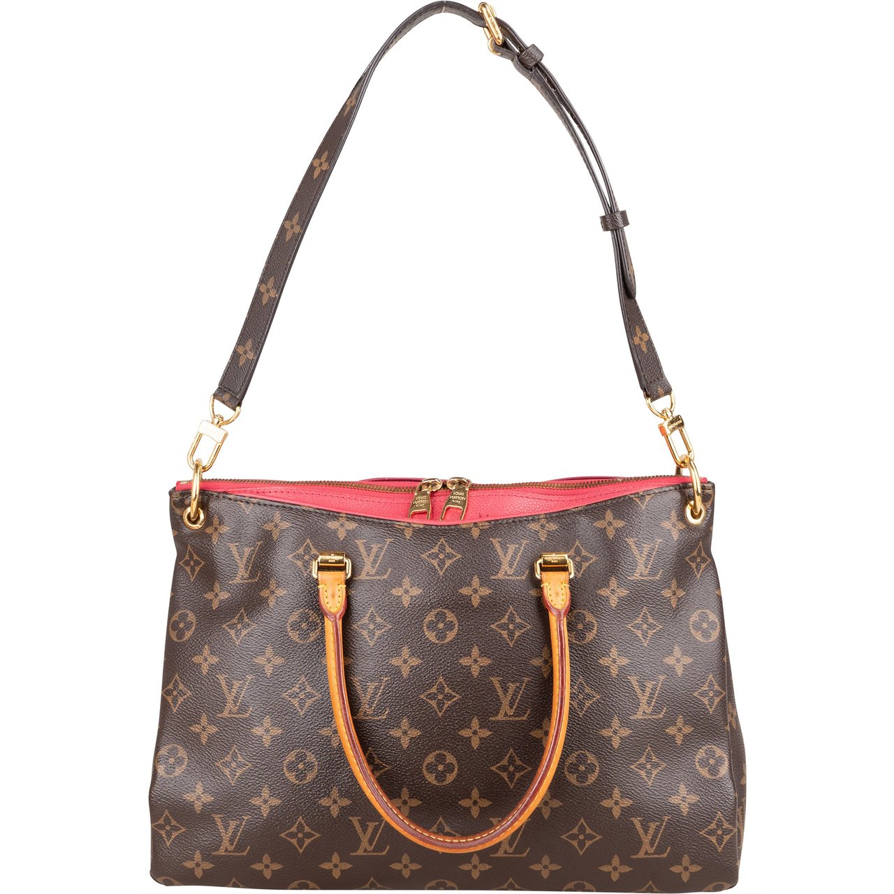 Louis Vuitton Louis Vuitton Canvas Monogram Pallas MM Handbag Divers