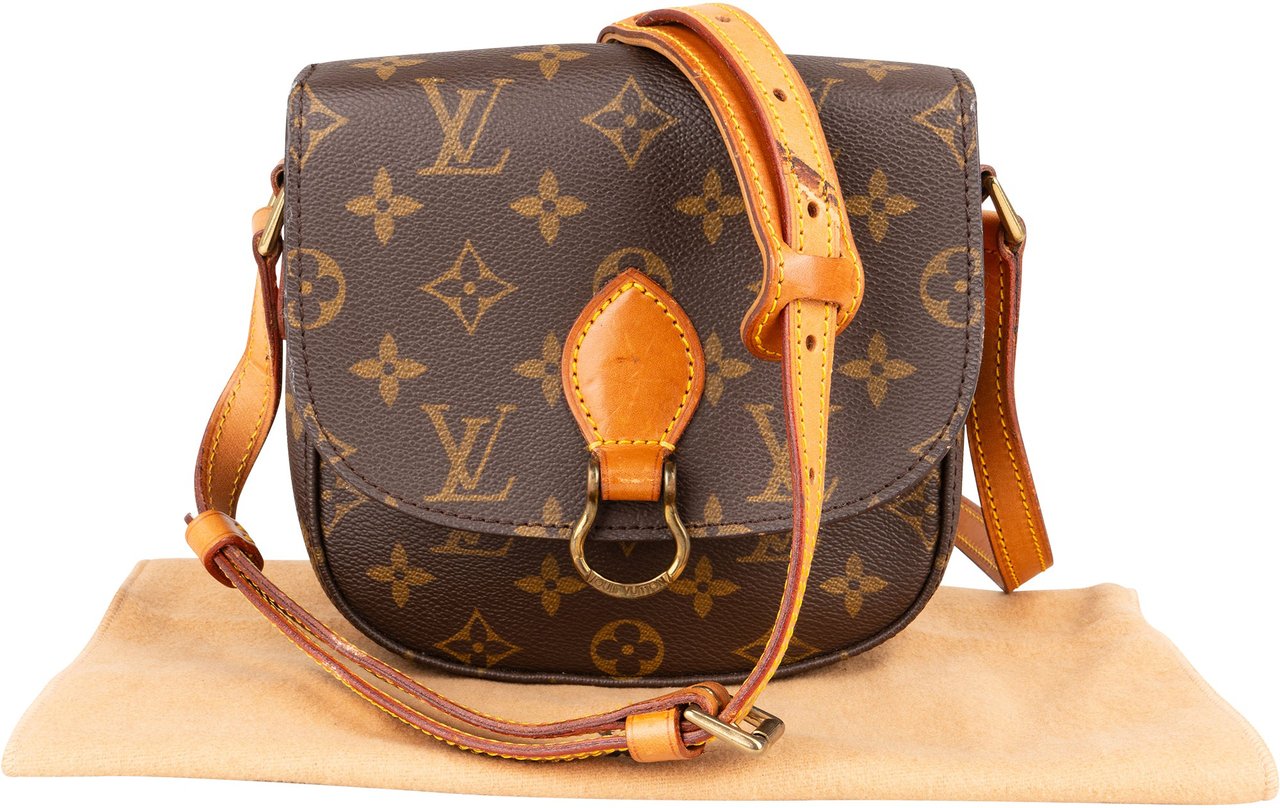 Louis Vuitton Louis Vuitton Canvas Monogram Saint Cloud PM Crossbody Bag Bruin