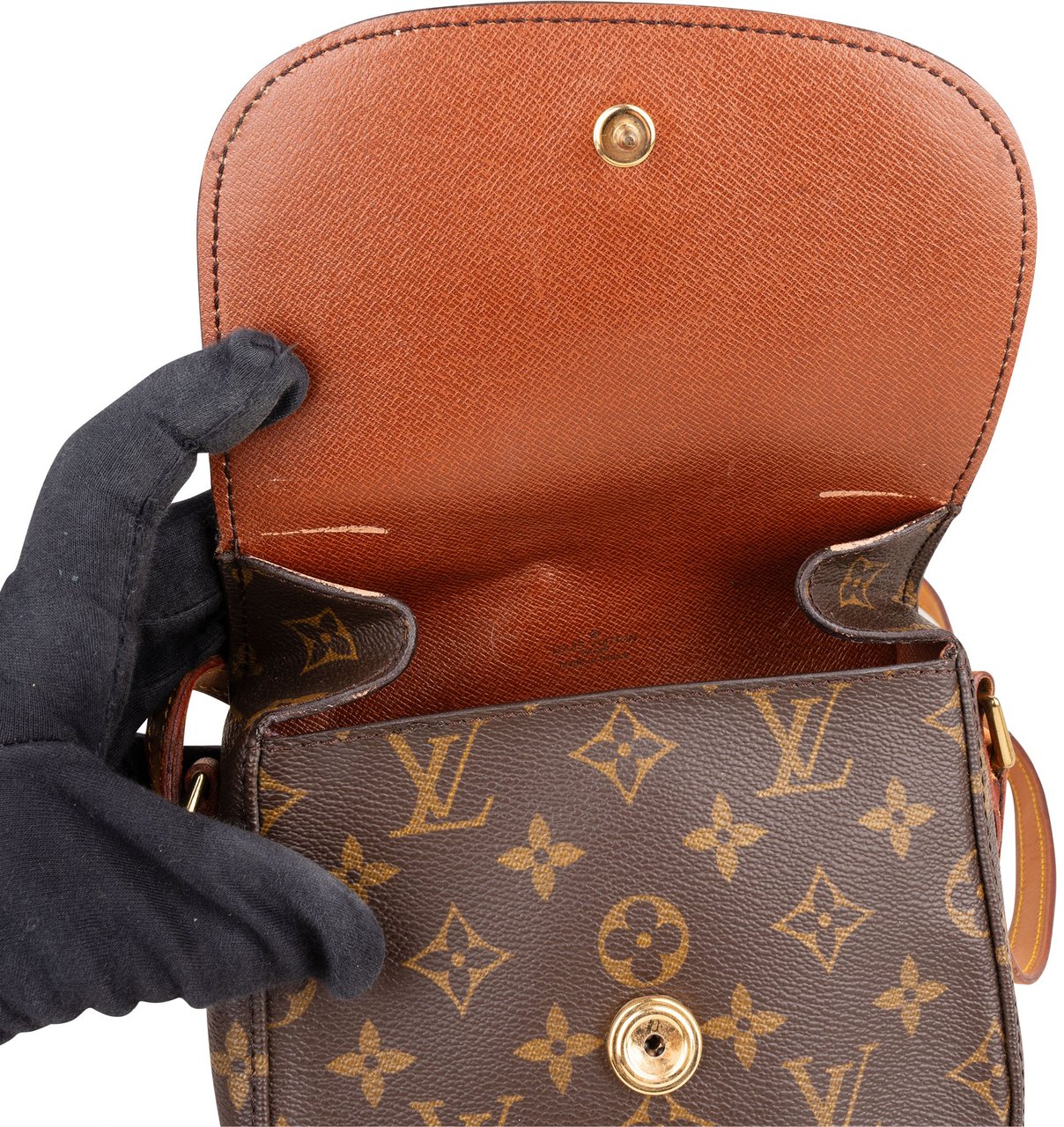 Louis Vuitton Louis Vuitton Canvas Monogram Saint Cloud PM Crossbody Bag Bruin