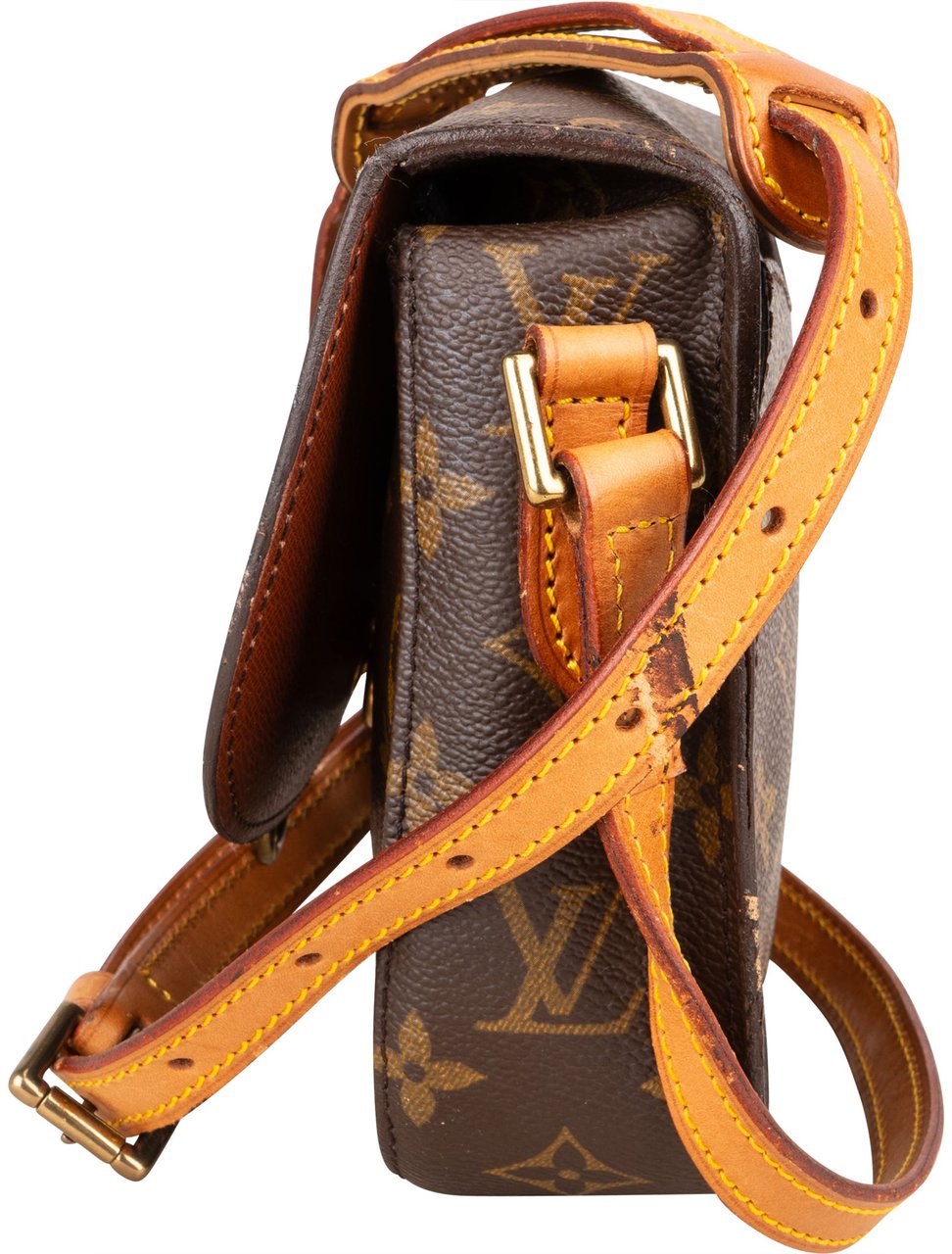 Louis Vuitton Louis Vuitton Canvas Monogram Saint Cloud PM Crossbody Bag Bruin