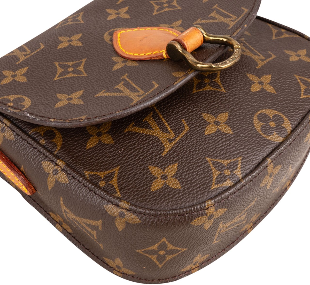 Louis Vuitton Louis Vuitton Canvas Monogram Saint Cloud PM Crossbody Bag Bruin