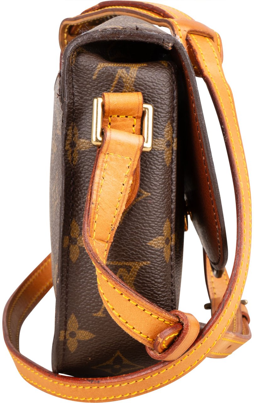 Louis Vuitton Louis Vuitton Canvas Monogram Saint Cloud PM Crossbody Bag Bruin
