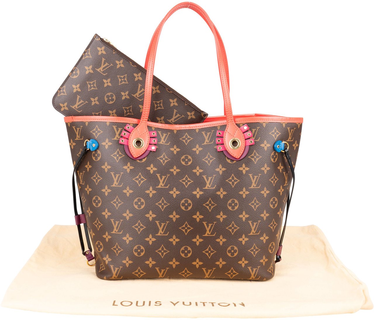 Louis Vuitton Louis Vuitton Canvas Monogram Limited Totem Neverfull MM Shopper Handbag Divers