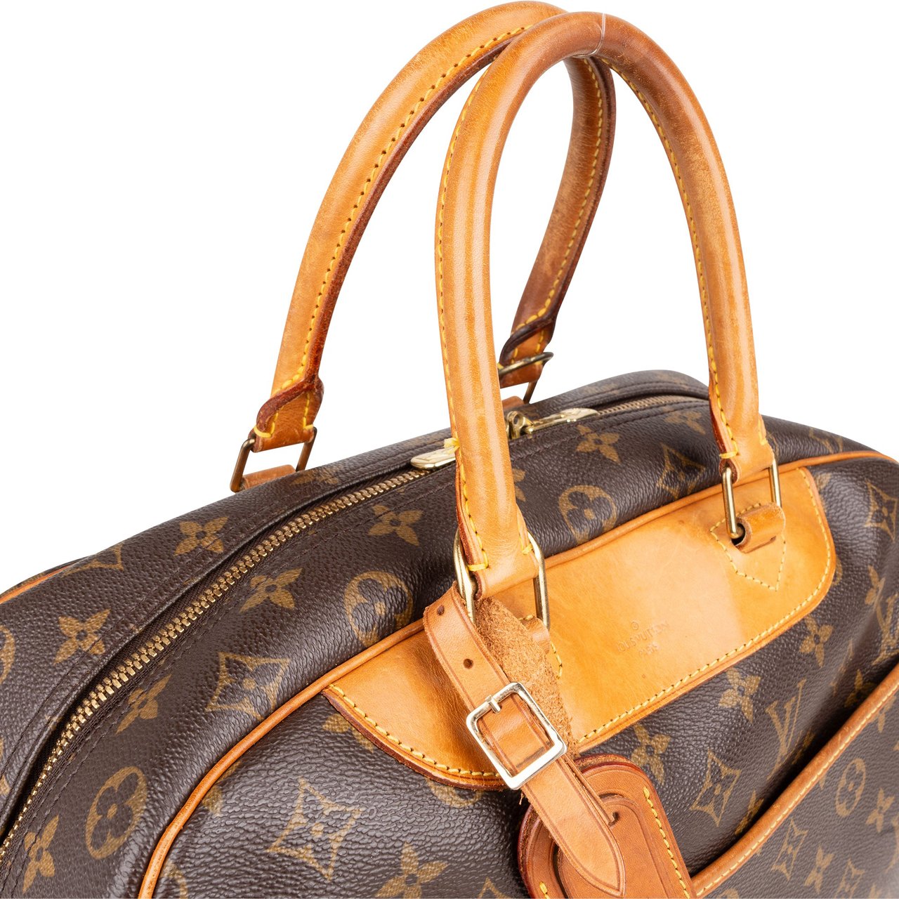 Louis Vuitton Louis Vuitton Canvas Monogram Deauville Handbag Bruin