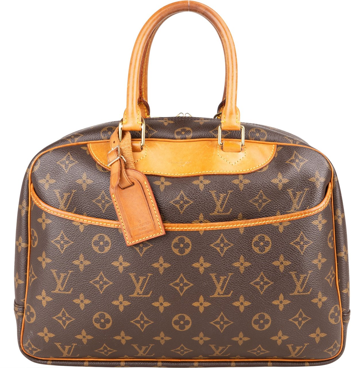 Louis Vuitton Louis Vuitton Canvas Monogram Deauville Handbag Bruin