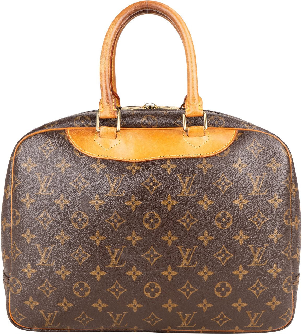 Louis Vuitton Louis Vuitton Canvas Monogram Deauville Handbag Bruin