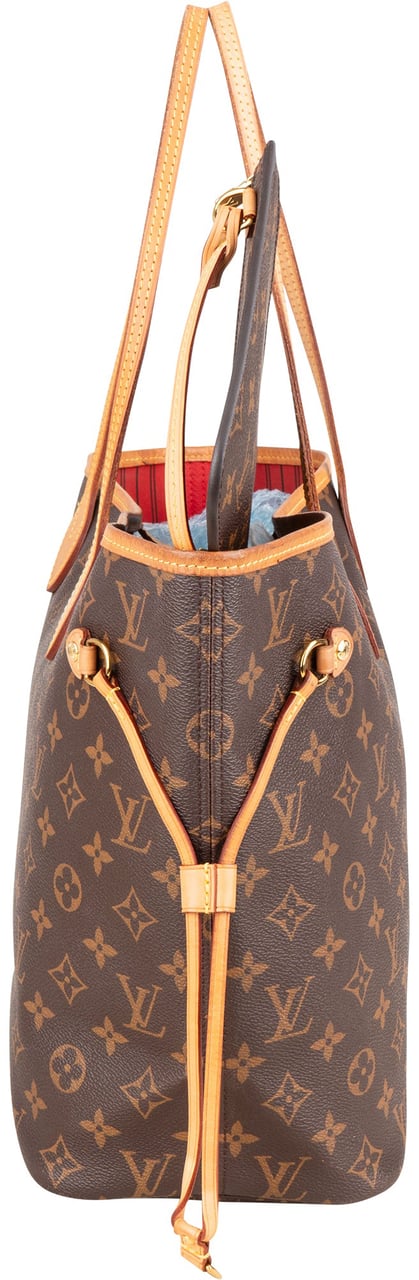 Louis Vuitton Louis Vuitton Canvas Monogram Neverfull MM Shopper Handbag Bruin