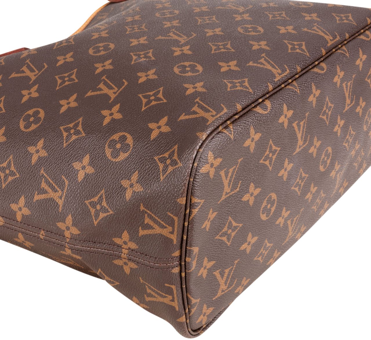 Louis Vuitton Louis Vuitton Canvas Monogram Neverfull MM Shopper Handbag Bruin