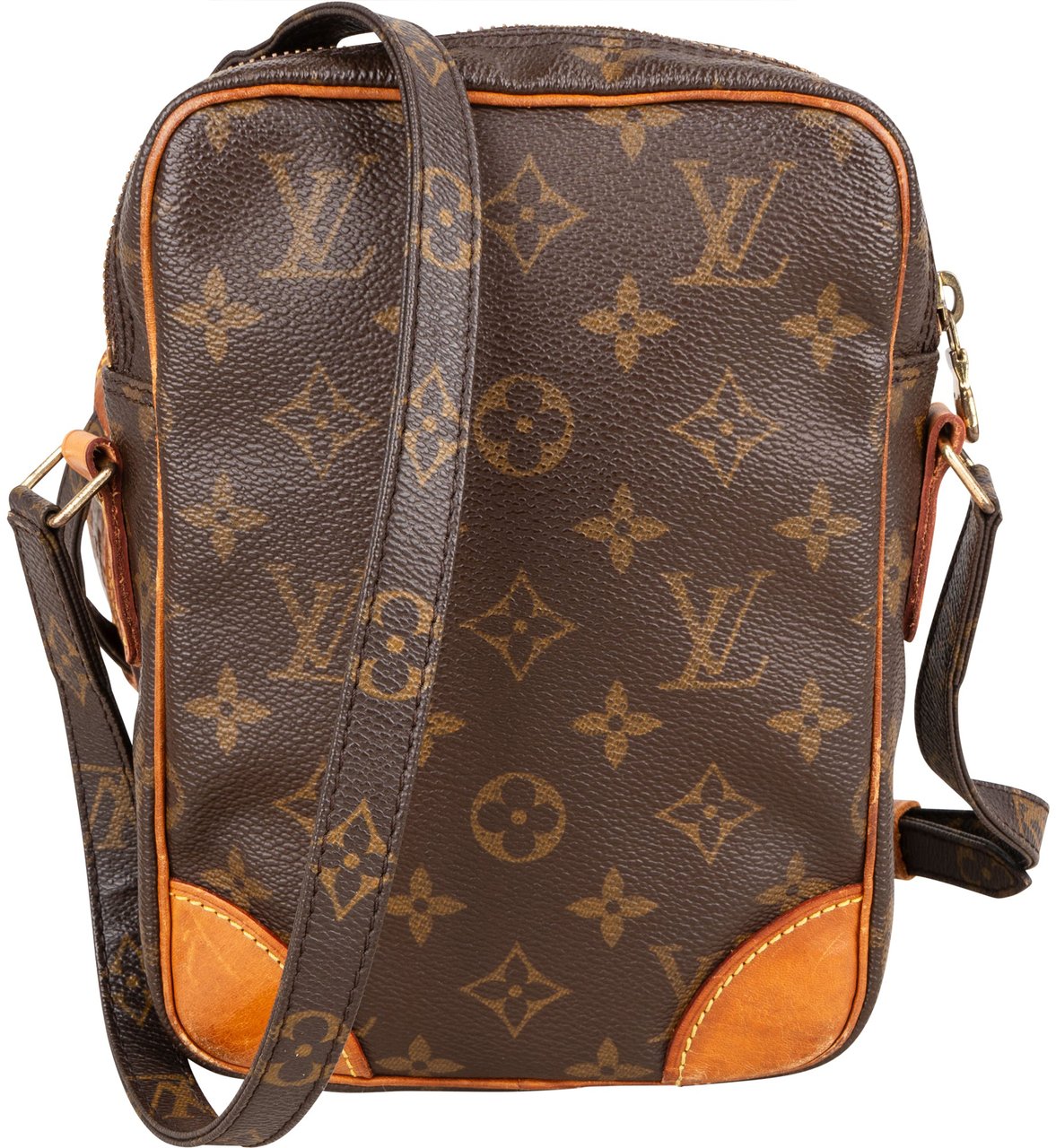 Louis Vuitton Louis Vuitton Canvas Monogram Danube Crossbody Bag Bruin