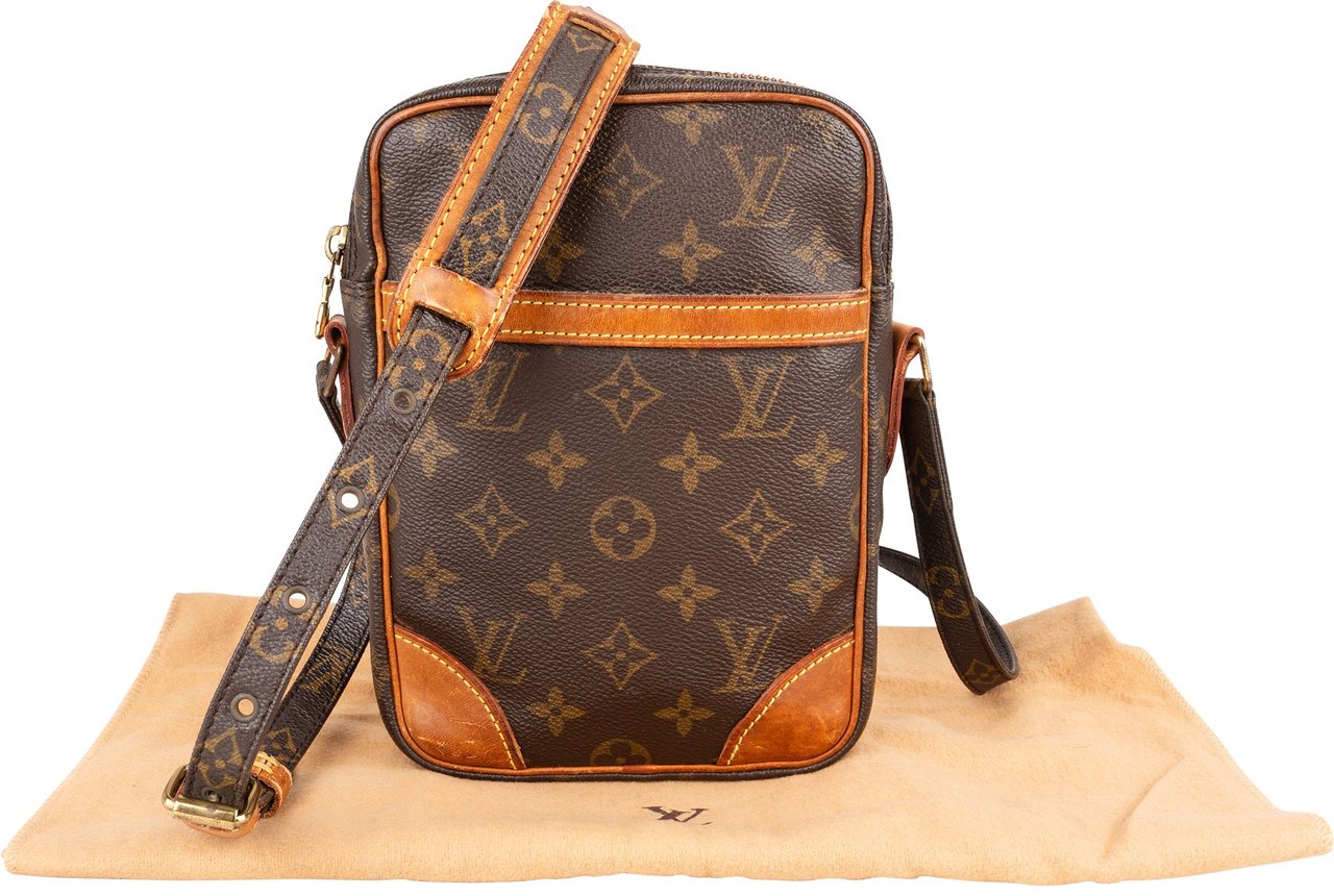 Louis Vuitton Louis Vuitton Canvas Monogram Danube Crossbody Bag Bruin