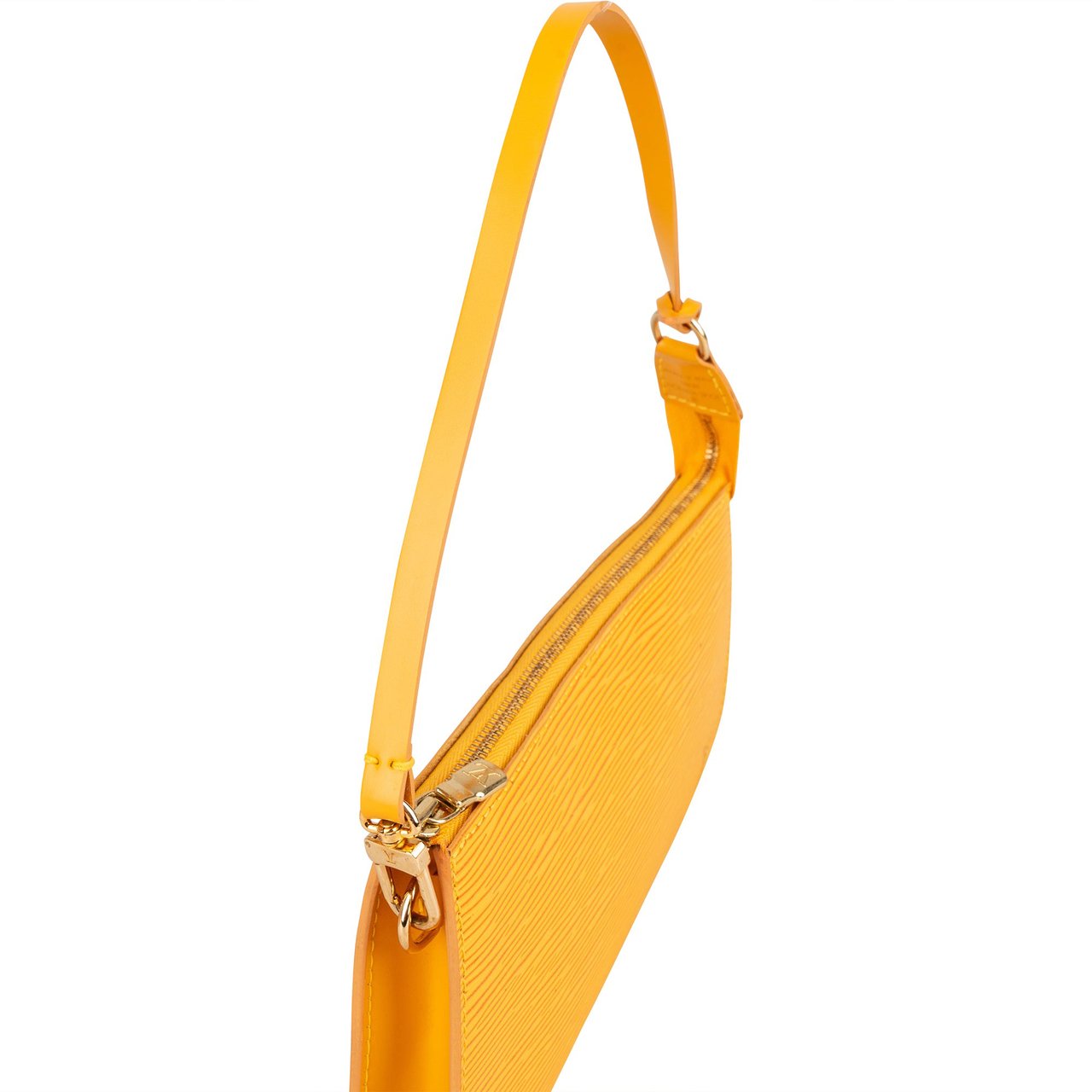 Louis Vuitton Louis Vuitton Yellow Epi Leather Pochette Accessoire Handbag Geel