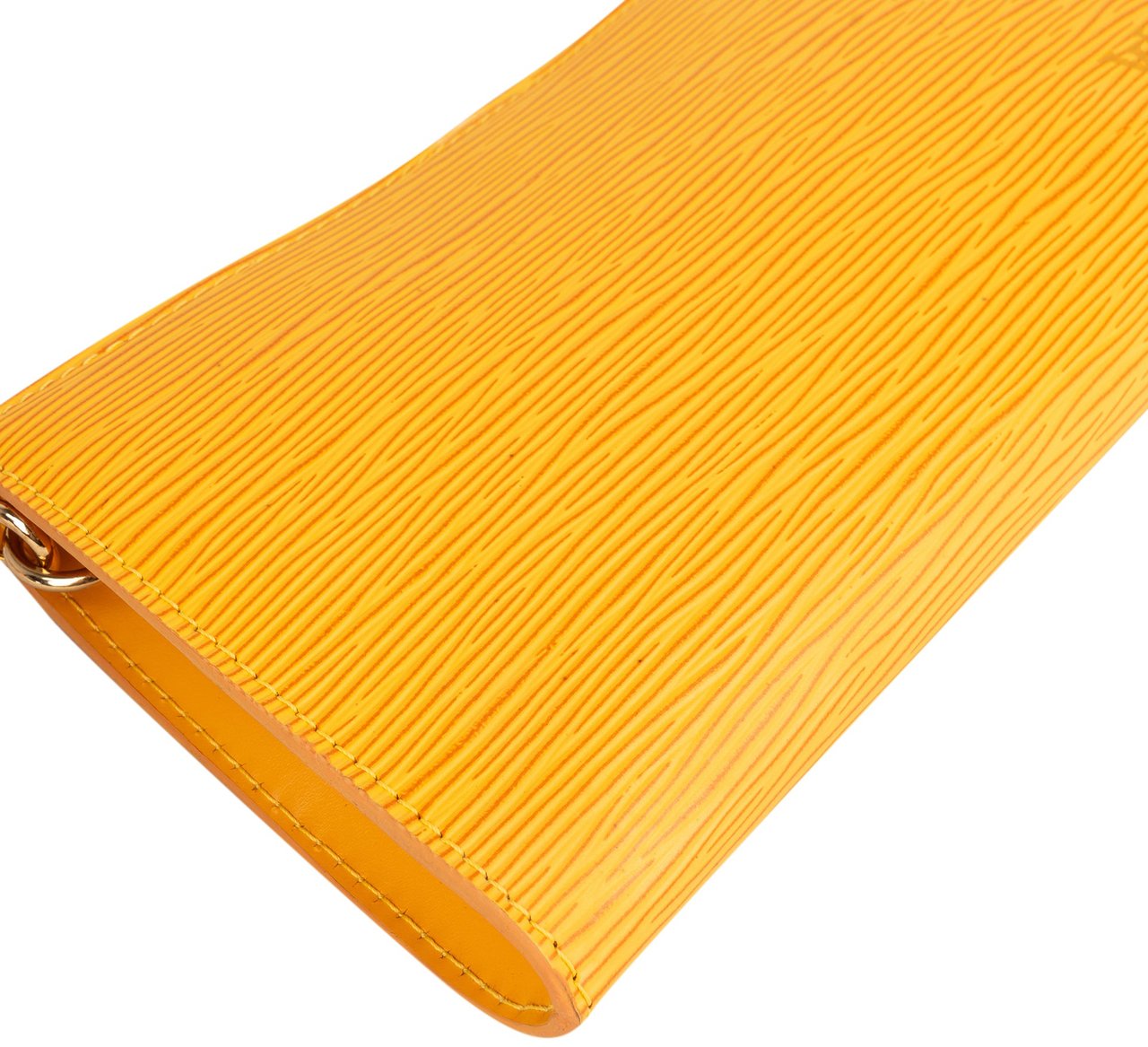 Louis Vuitton Louis Vuitton Yellow Epi Leather Pochette Accessoire Handbag Geel