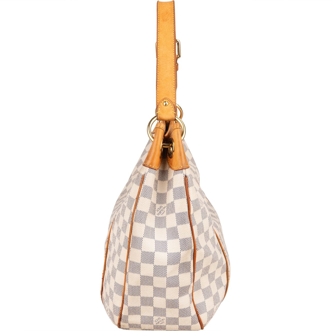 Louis Vuitton Louis Vuitton Damier Azur Monogram Galliera PM Handbag Beige