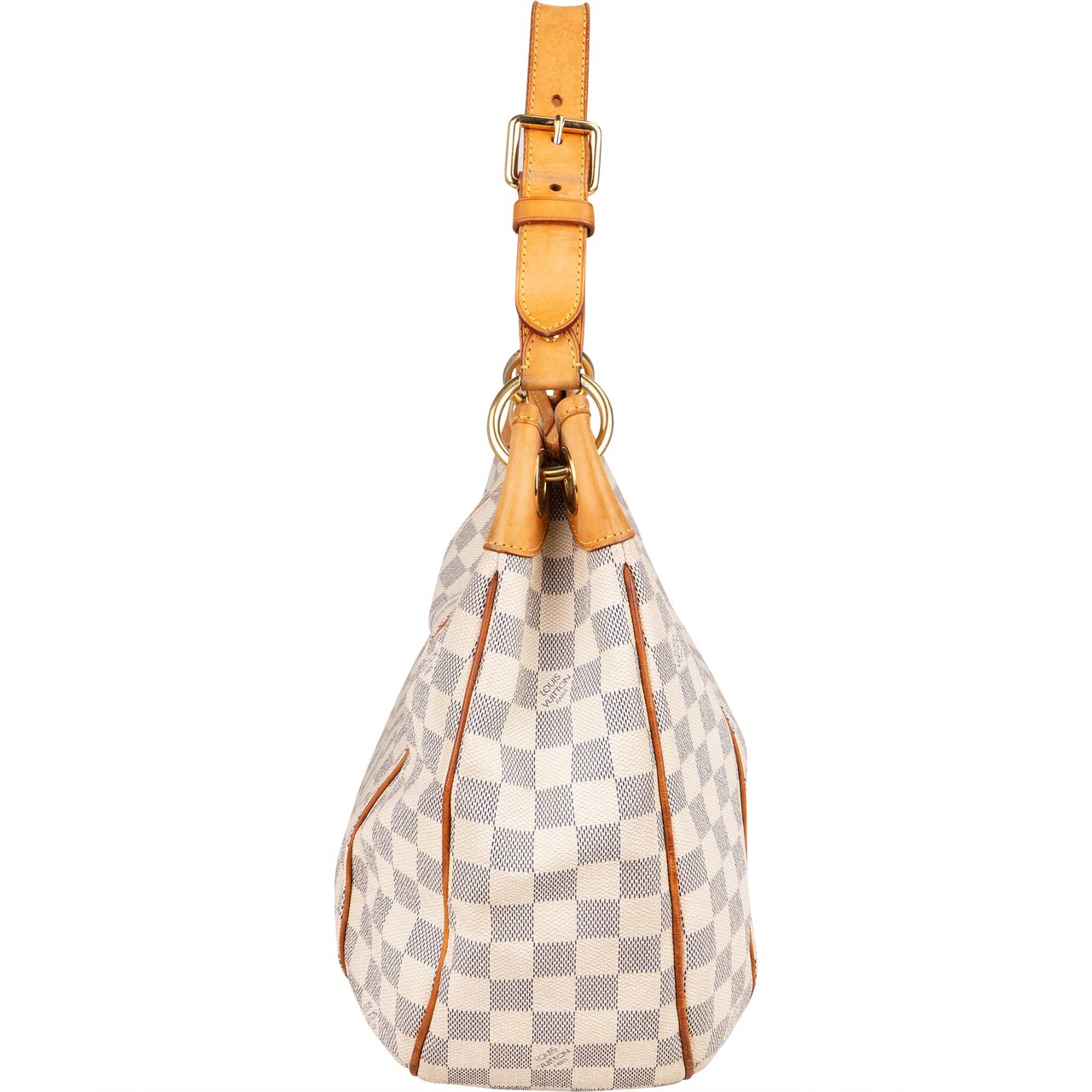 Louis Vuitton Louis Vuitton Damier Azur Monogram Galliera PM Handbag Beige