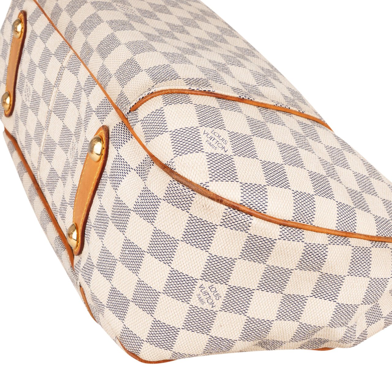 Louis Vuitton Louis Vuitton Damier Azur Monogram Galliera PM Handbag Beige